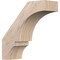 Ekena Millwork 3 1/2"W x 10"D x 10"H Balboa Smooth Knee Brace, Douglas Fir BRC04X10X10BOA00SDF - alternate 1